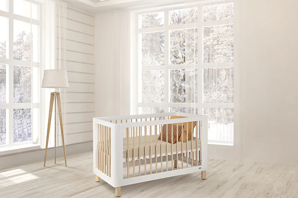 COCOON Allure White/Natural wash including an Australian made inner spring mattress - Image 3