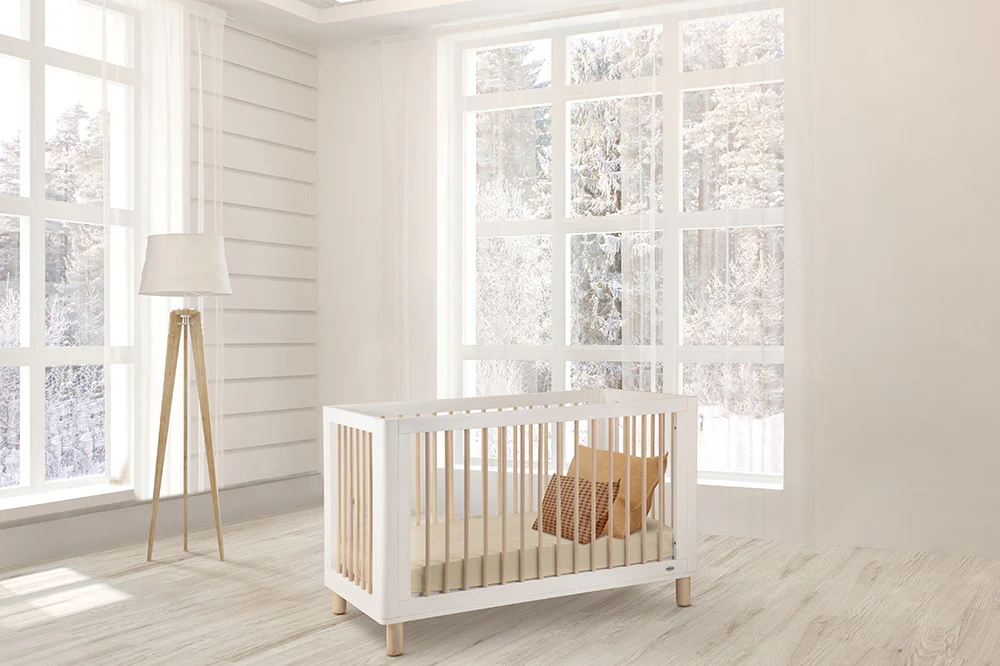 COCOON Allure White/Natural wash including an Australian made inner spring mattress - Image 7