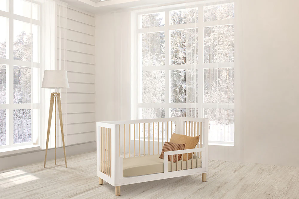 COCOON Allure White/Natural wash including an Australian made inner spring mattress - Image 9