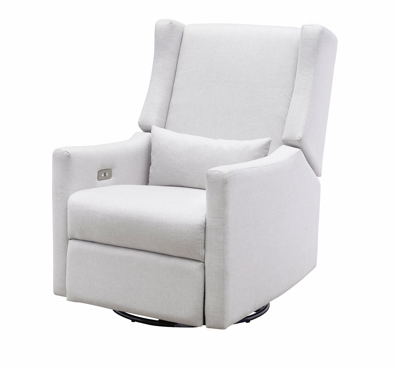 COCOON Bondi Electric Recliner & Glider Chair with USB in Mist Grey - Image 4