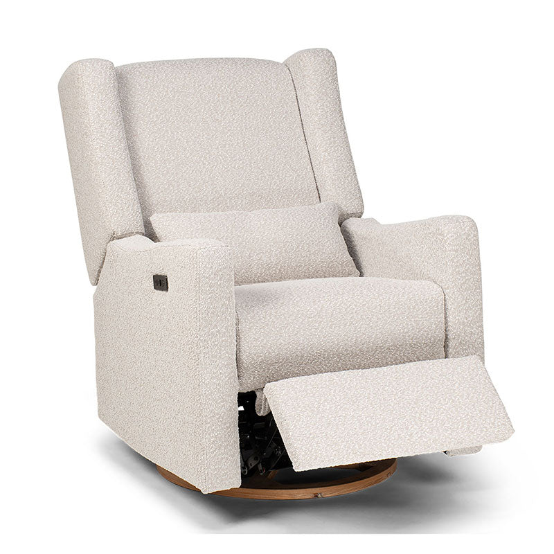 COCOON BONDI Electric Recliner Glider Chair in Light Grey Boucle - Image 14