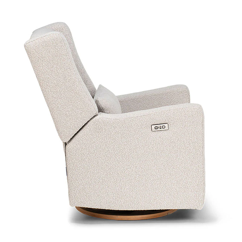 COCOON BONDI Electric Recliner Glider Chair in Light Grey Boucle - Image 8