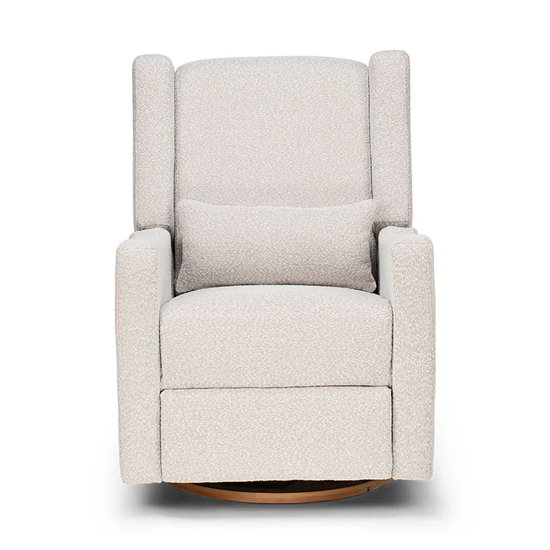 COCOON BONDI Electric Recliner Glider Chair in Light Grey Boucle - Image 9