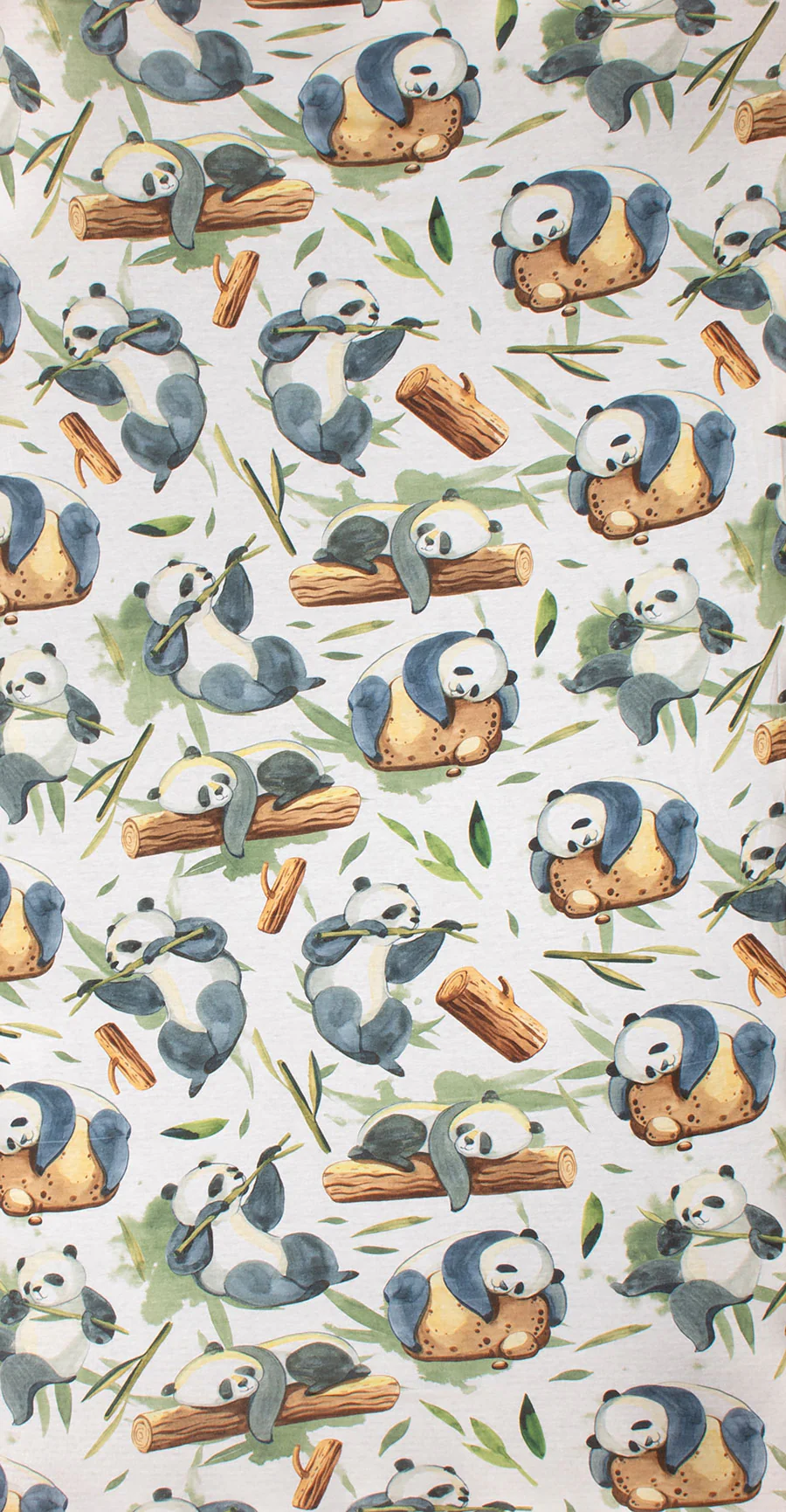 COCOON Fitted Cot Sheet – Panda Play - Image 3