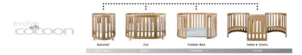 COCOON NEST NATURAL Including the Australian made mattress set - Image 18