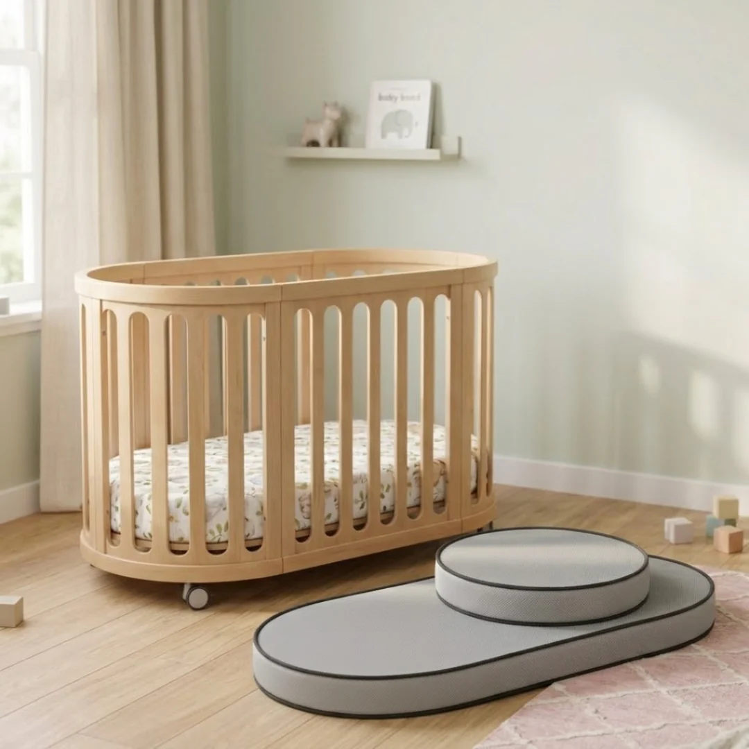 COCOON NEST NATURAL Including the Australian made mattress set - Image 2