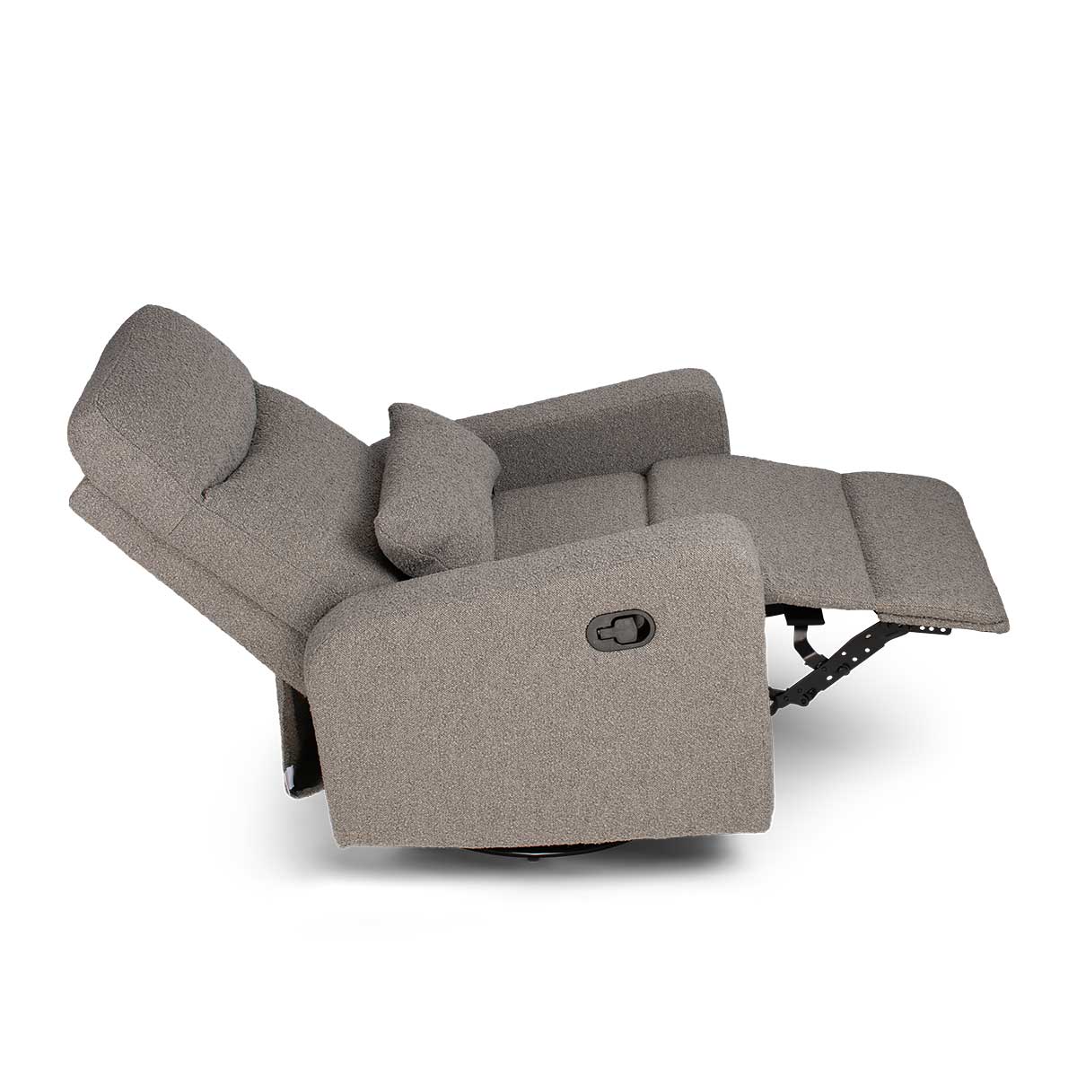 COCOON PLUSH Recliner Glider Chair - Boucle Dove Grey - Image 10
