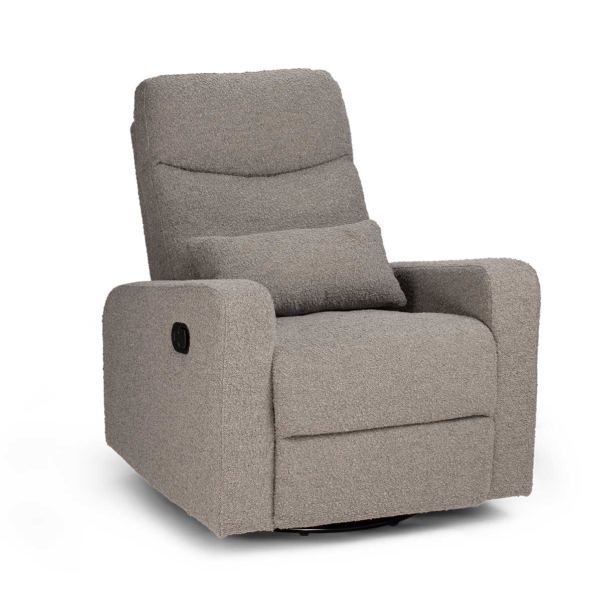 COCOON PLUSH Recliner Glider Chair - Boucle Dove Grey - Image 11