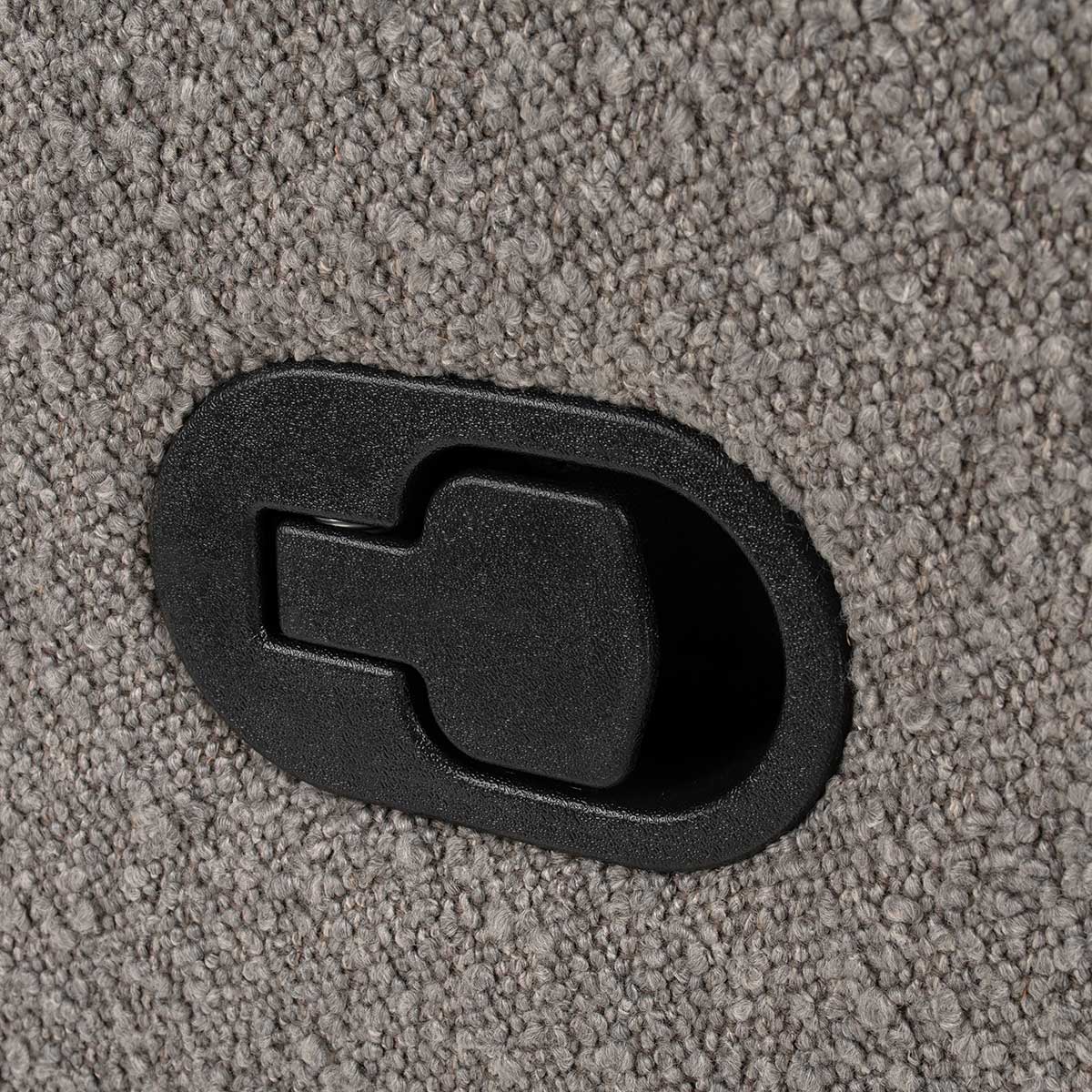COCOON PLUSH Recliner Glider Chair - Boucle Dove Grey - Image 3