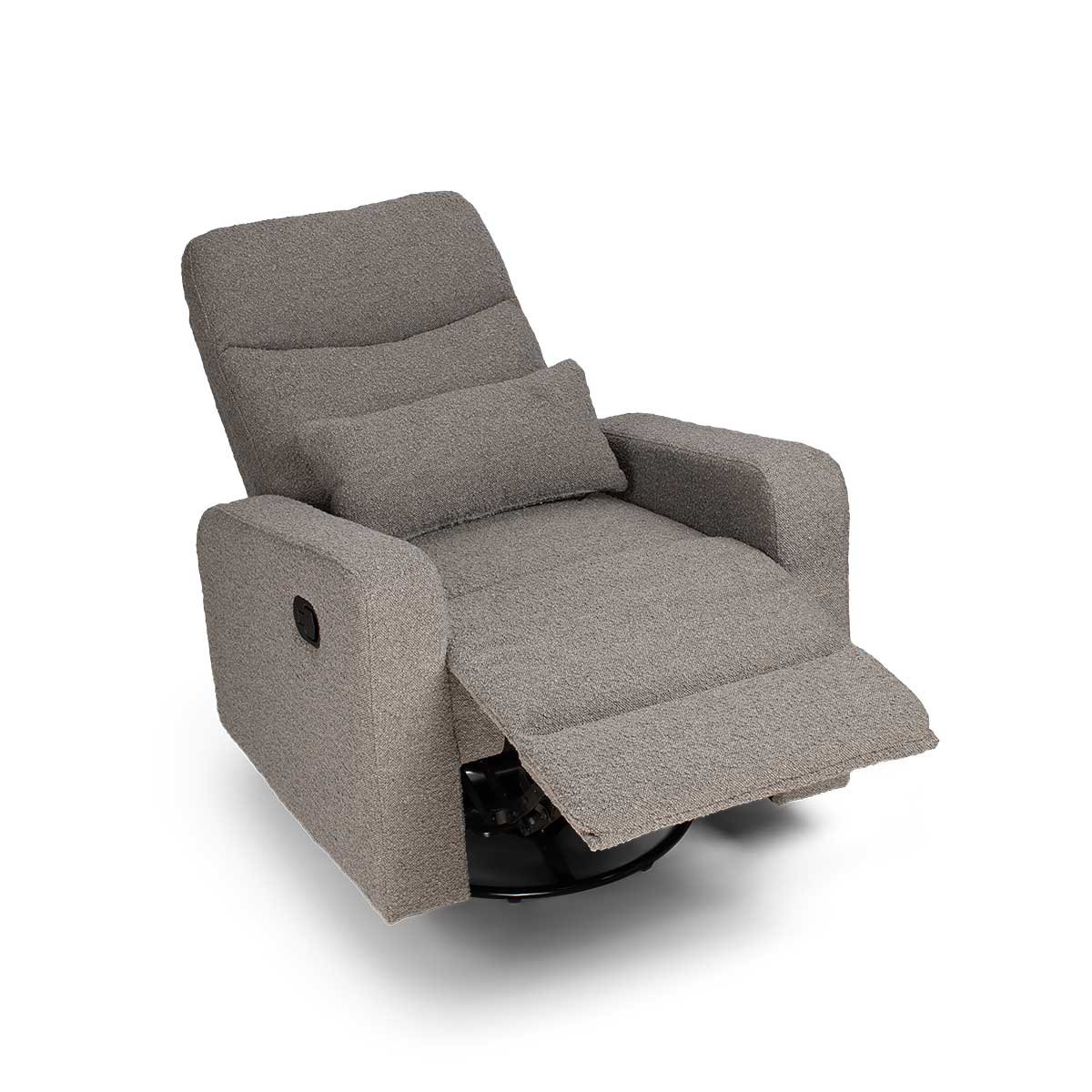 COCOON PLUSH Recliner Glider Chair - Boucle Dove Grey - Image 5