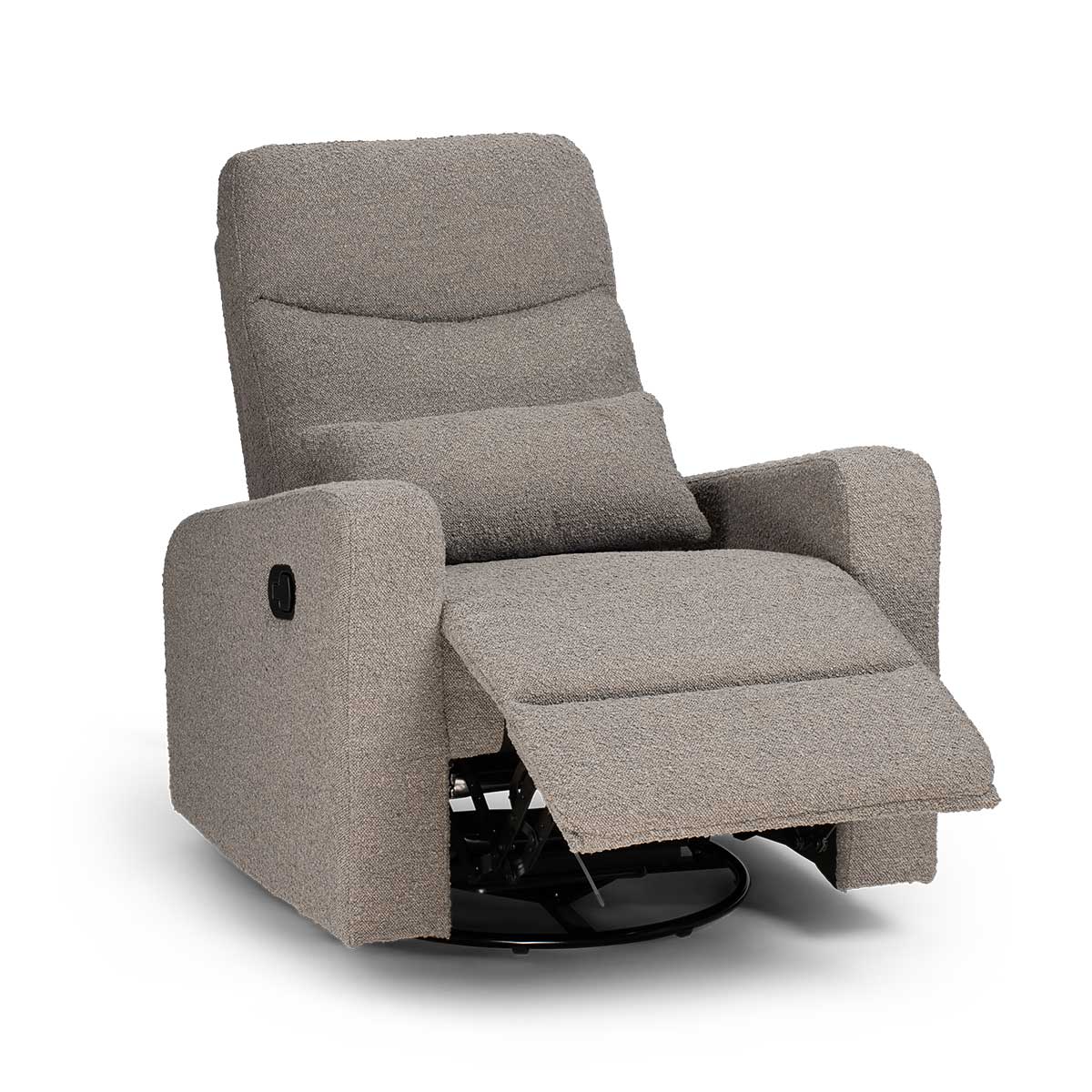 COCOON PLUSH Recliner Glider Chair - Boucle Dove Grey - Image 7
