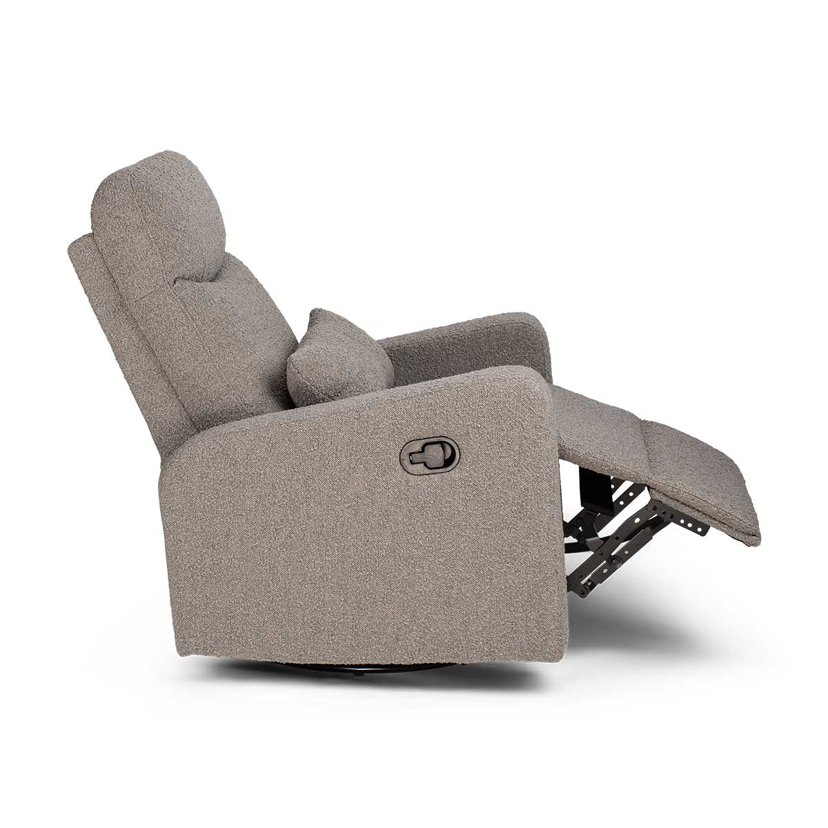 COCOON PLUSH Recliner Glider Chair - Boucle Dove Grey - Image 8