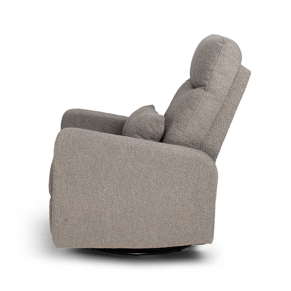 COCOON PLUSH Recliner Glider Chair - Boucle Dove Grey - Image 9