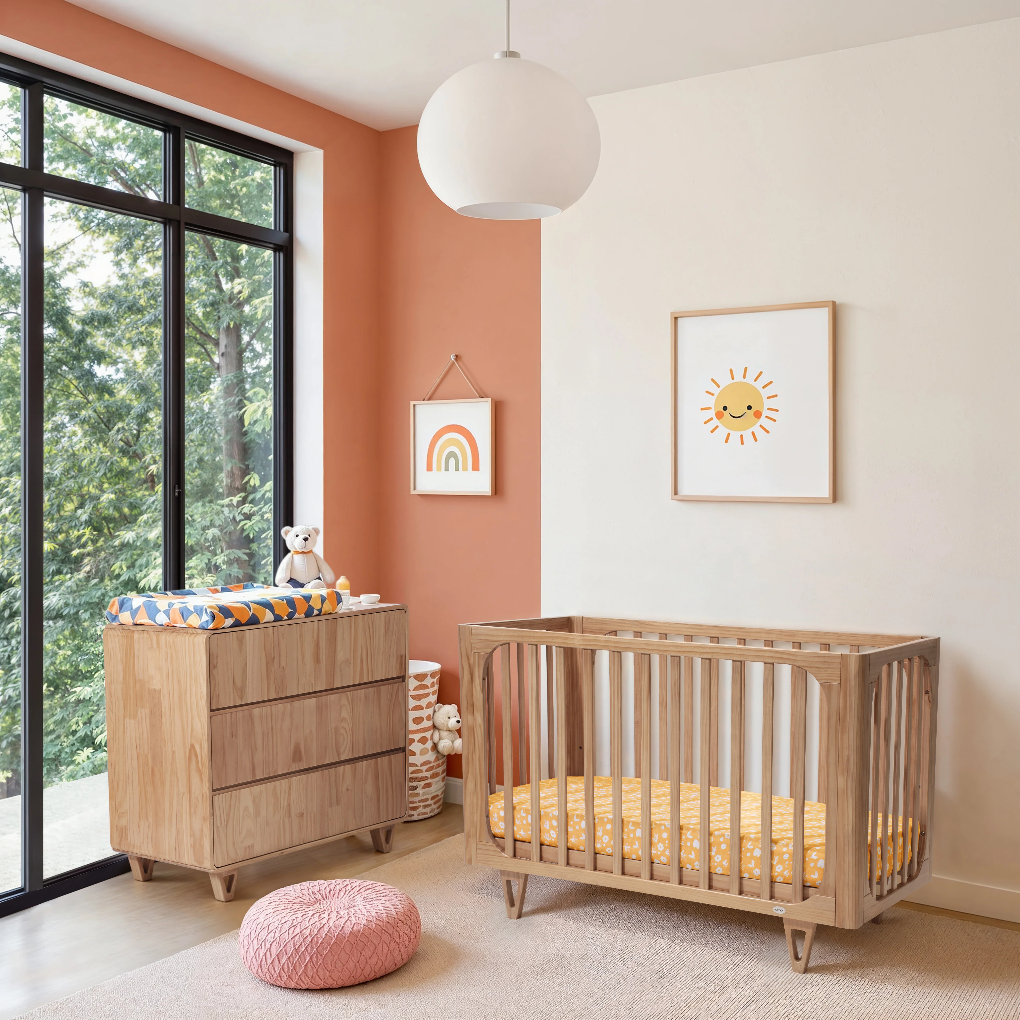COCOON Vibe Sandstone including an Australian made Inner Spring mattress & Toddler bed rail - Image 5