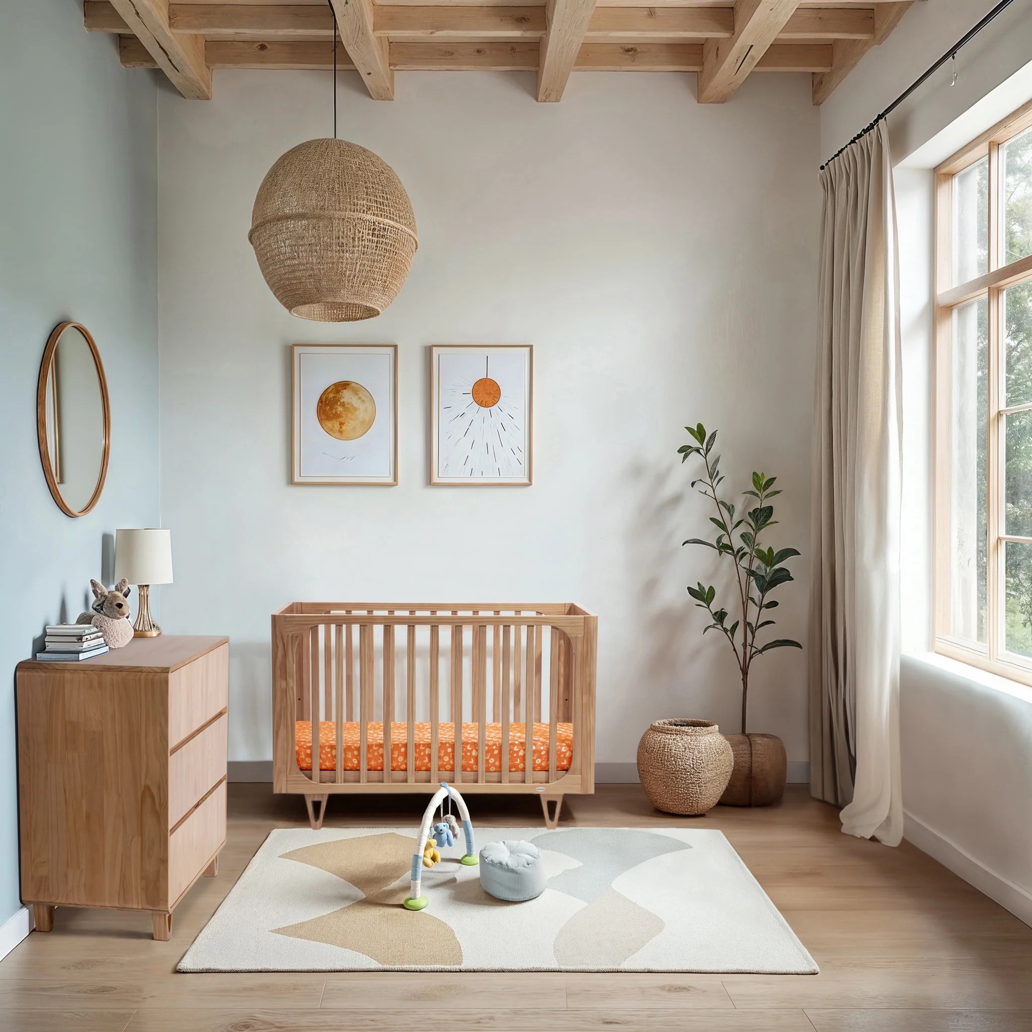 COCOON Vibe Sandstone including an Australian made Inner Spring mattress & Toddler bed rail - Image 8