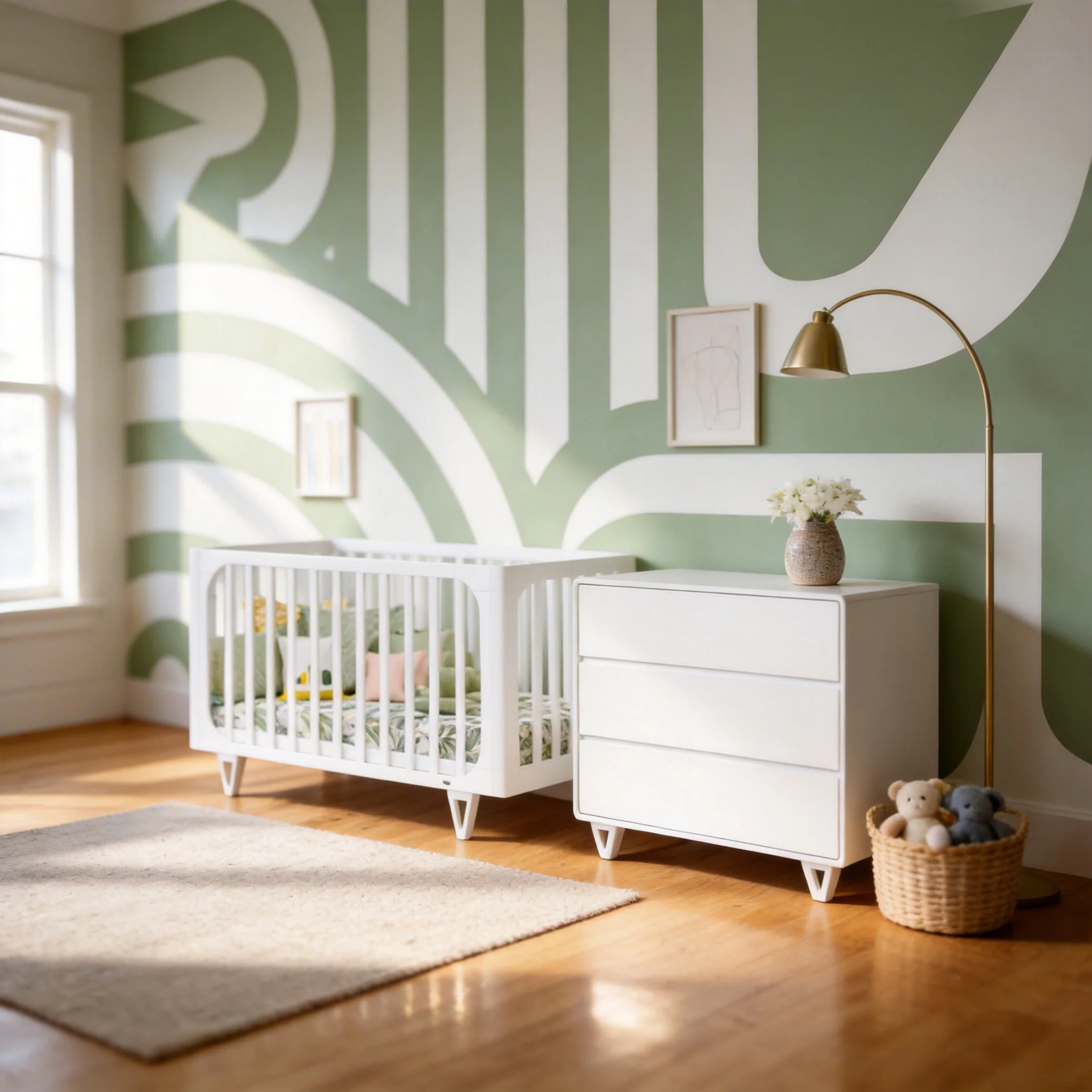 Cocoon Vibe White Grow with Me Nursery Bundle - Image 3