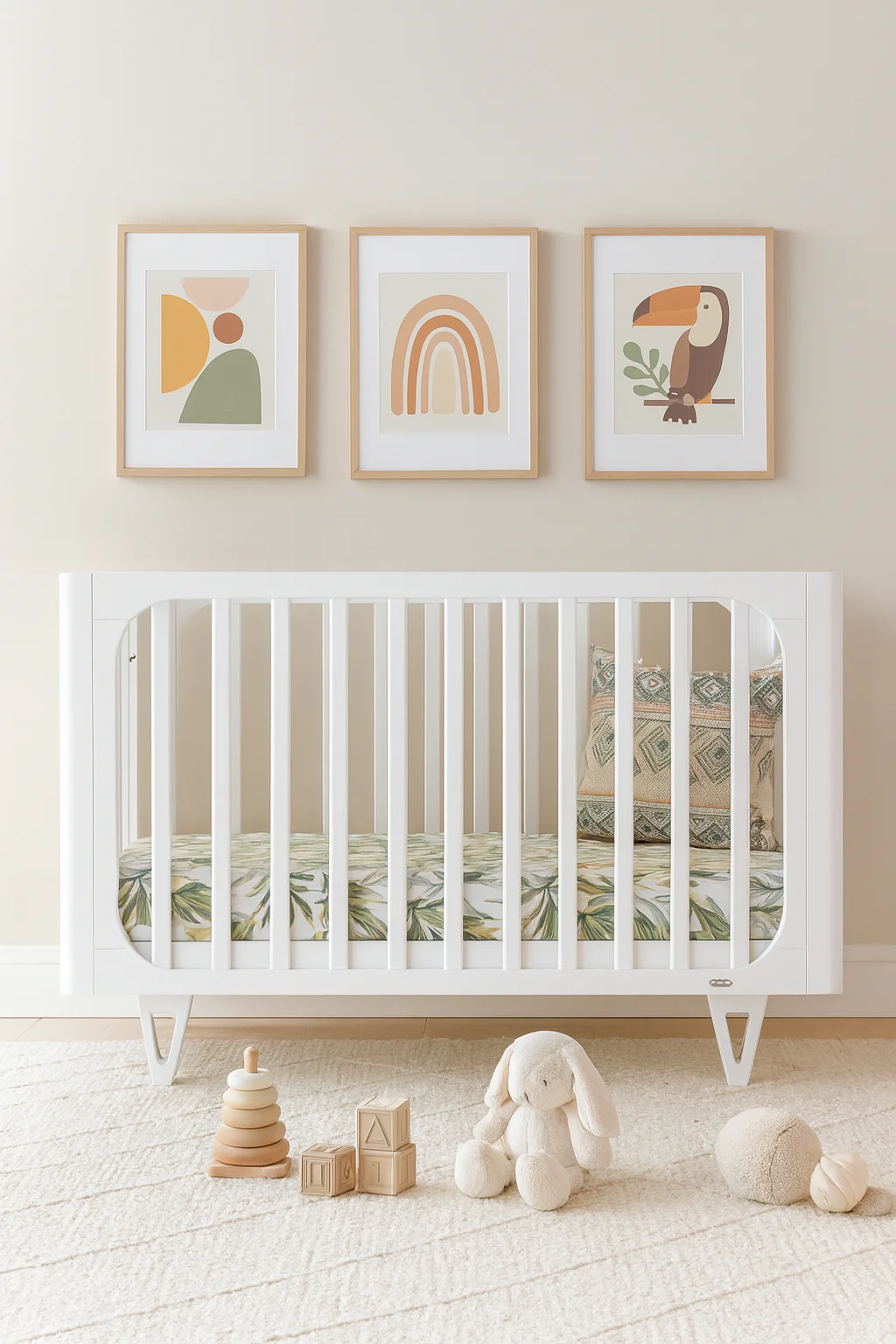 Cocoon Vibe White Grow with Me Nursery Bundle - Image 4