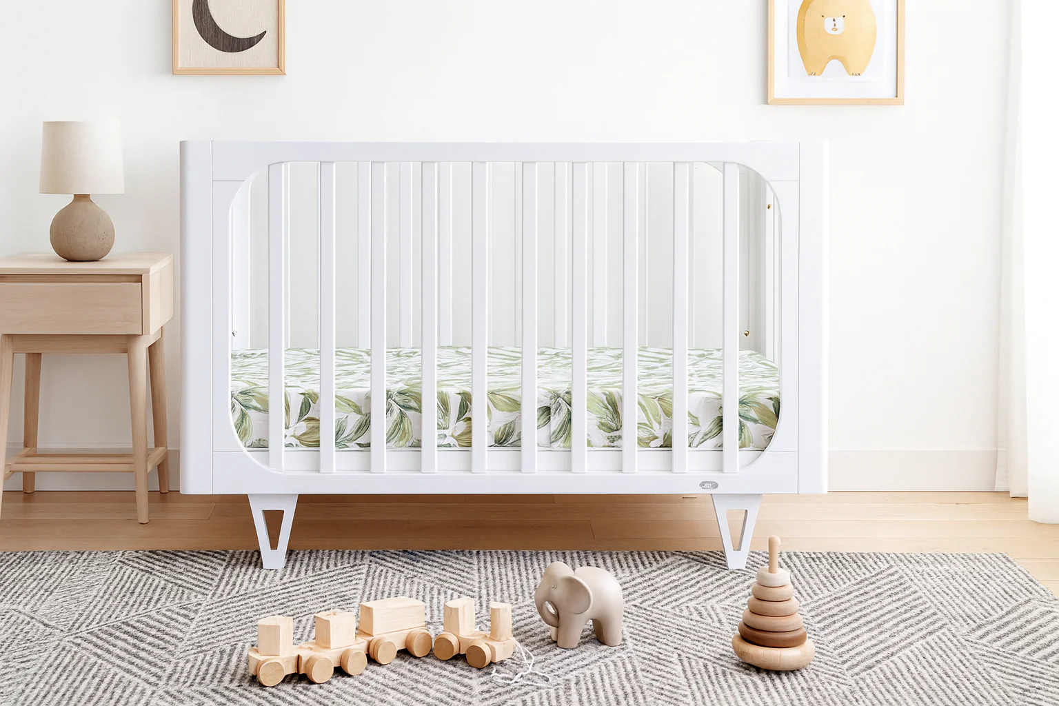 Cocoon Vibe White Grow with Me Nursery Bundle - Image 5
