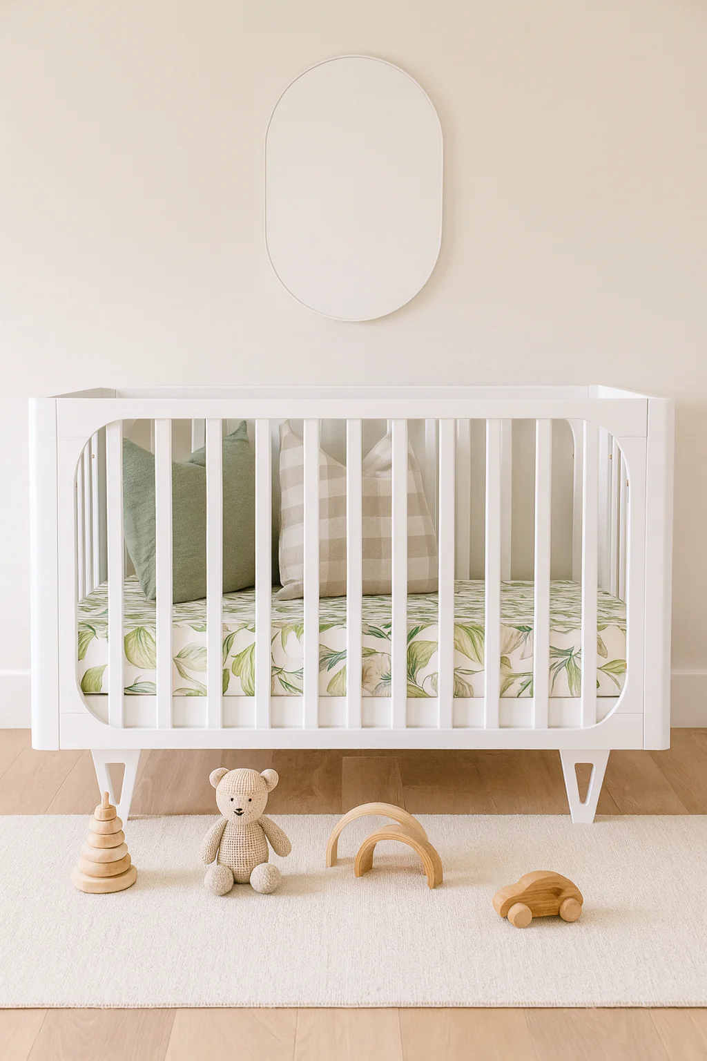 Cocoon Vibe White Grow with Me Nursery Bundle - Image 6