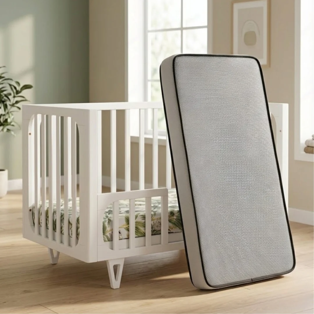 COCOON Vibe White including an Australian made Inner Spring mattress & Toddler bed rail - Image 2