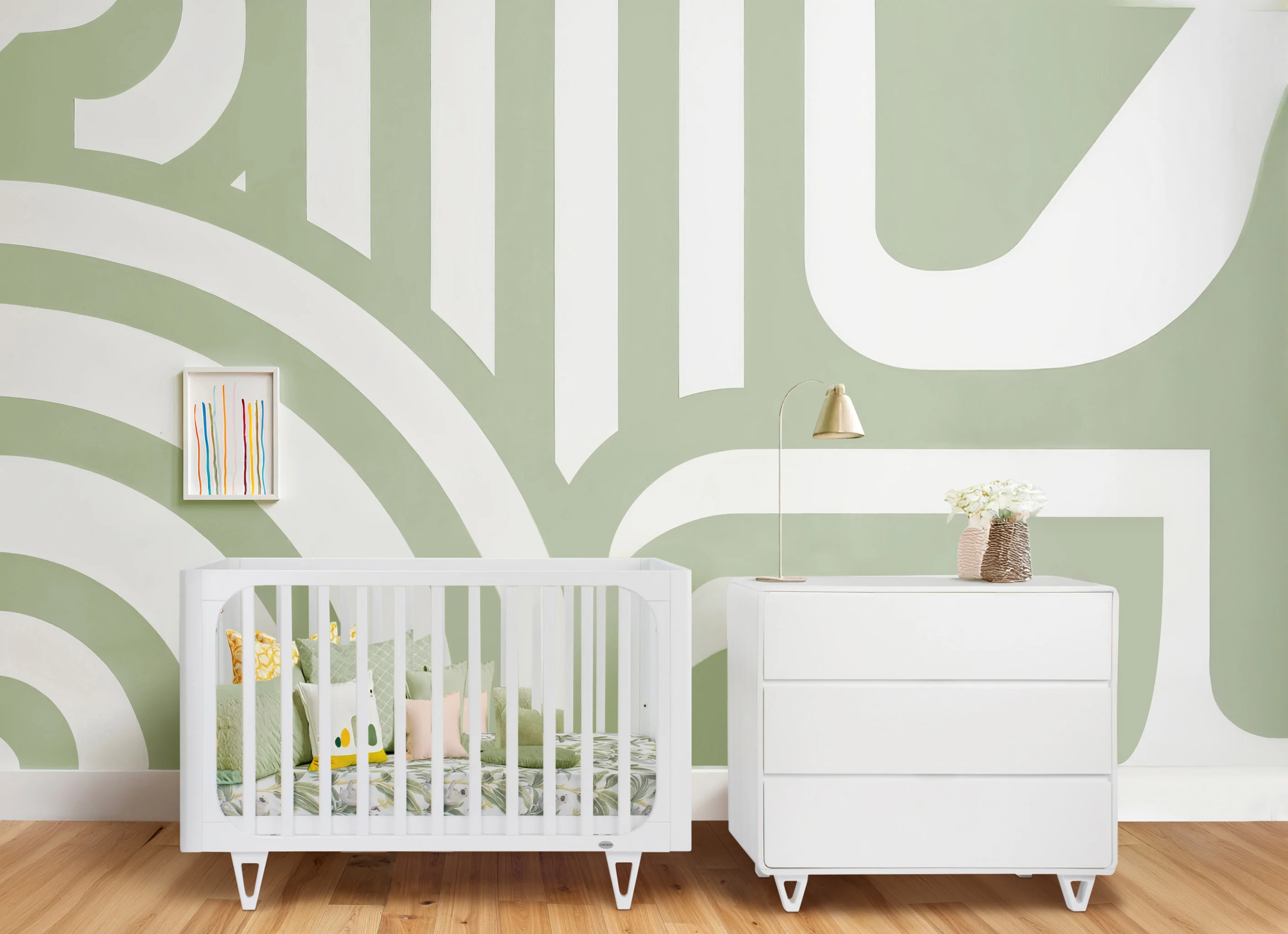 COCOON Vibe White including an Australian made Inner Spring mattress & Toddler bed rail - Image 6